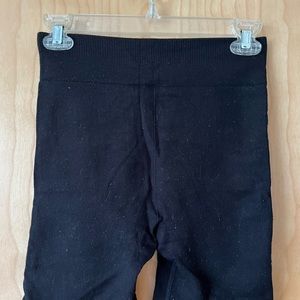 Black Fabletics Ribbed Bike Shorts